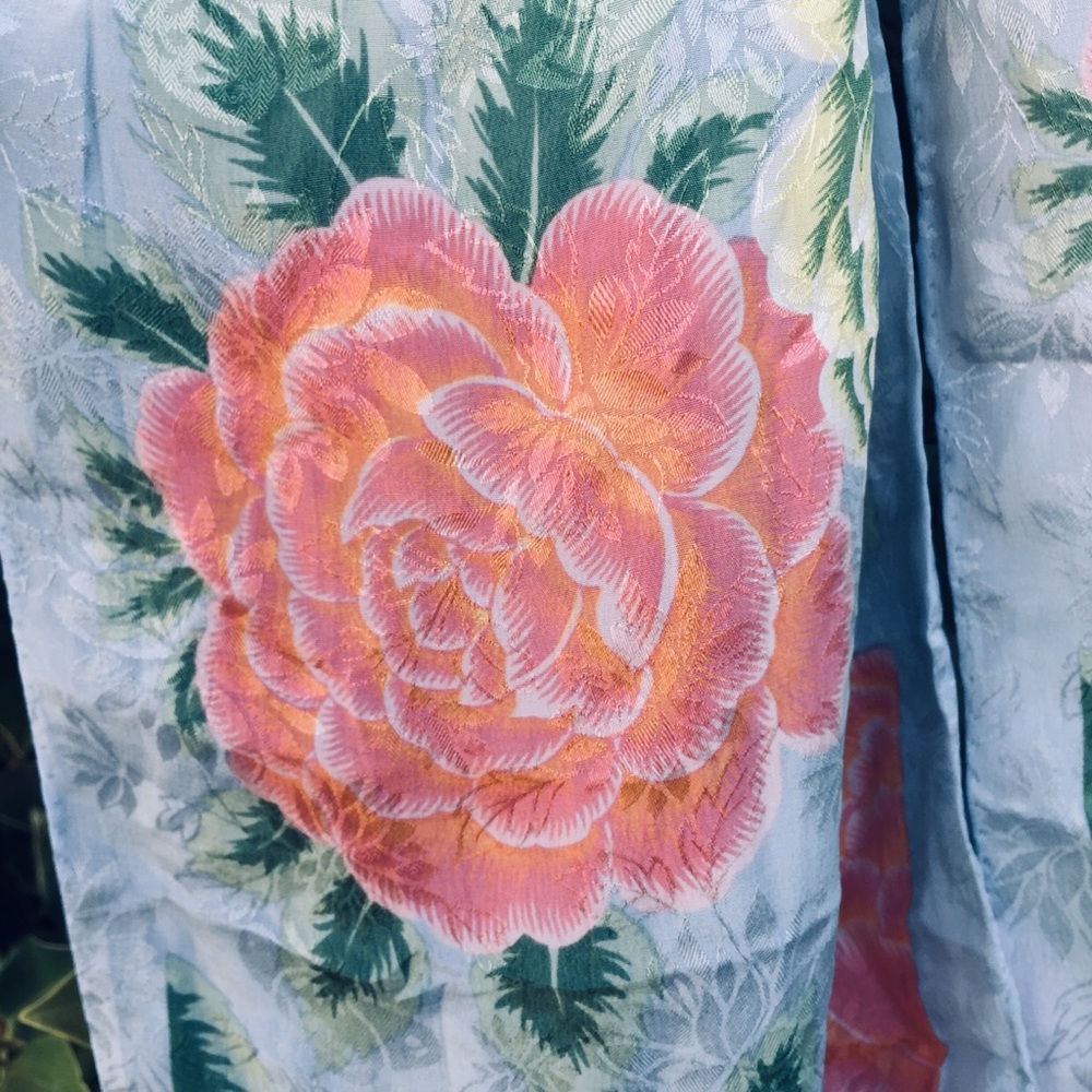 5 for $25! Silk floral vintage scarf